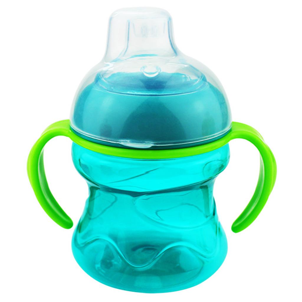 200 ML No-Spill Super Spout Grip Sippy Cups Style 2-Blue