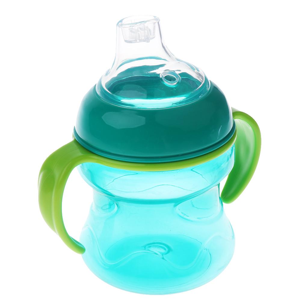 200 ML No-Spill Super Spout Grip Sippy Cups Style 2-Blue