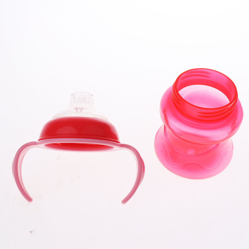 200 ML No-Spill Super Spout Grip Sippy Cups Style 2-Red