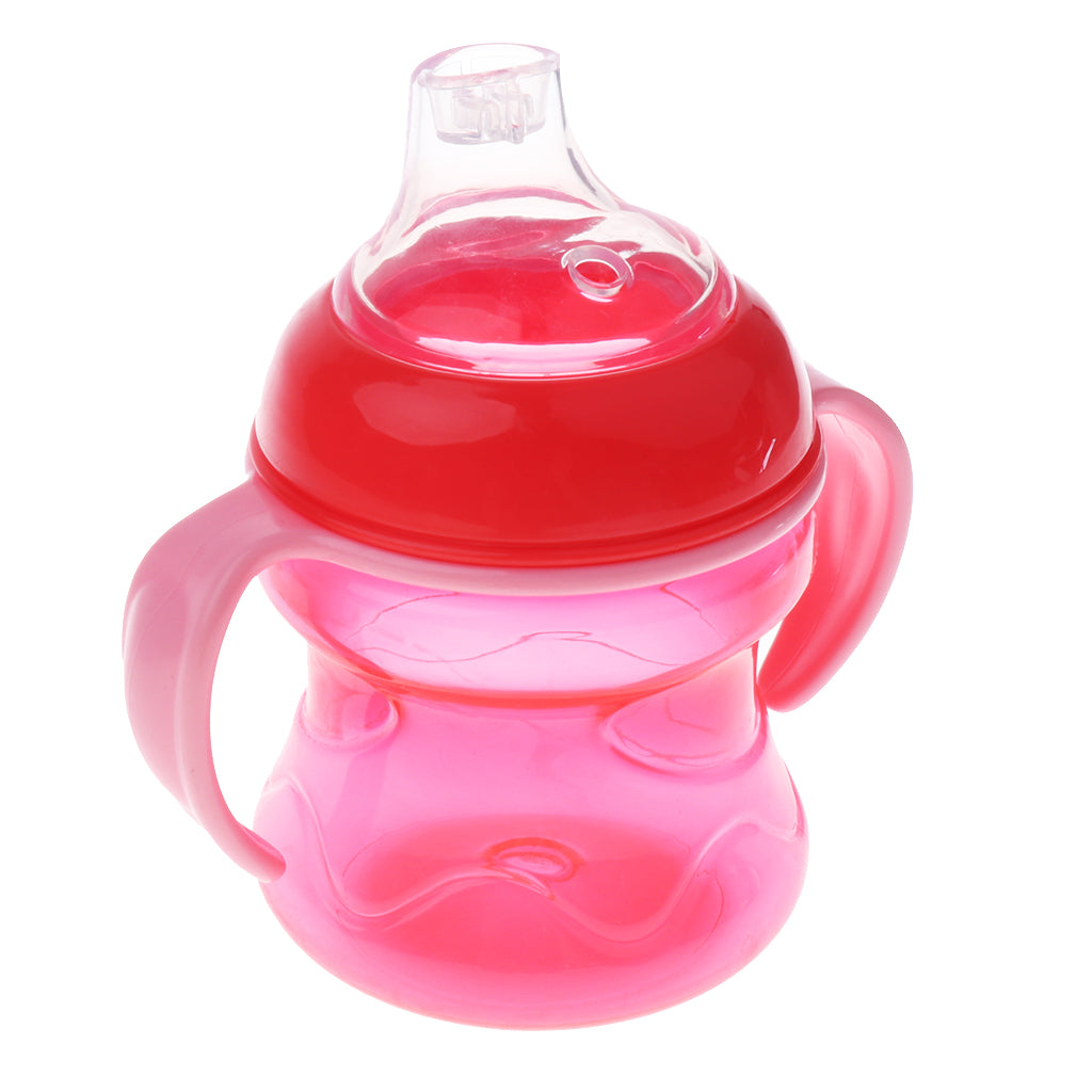 200 ML No-Spill Super Spout Grip Sippy Cups Style 2-Red