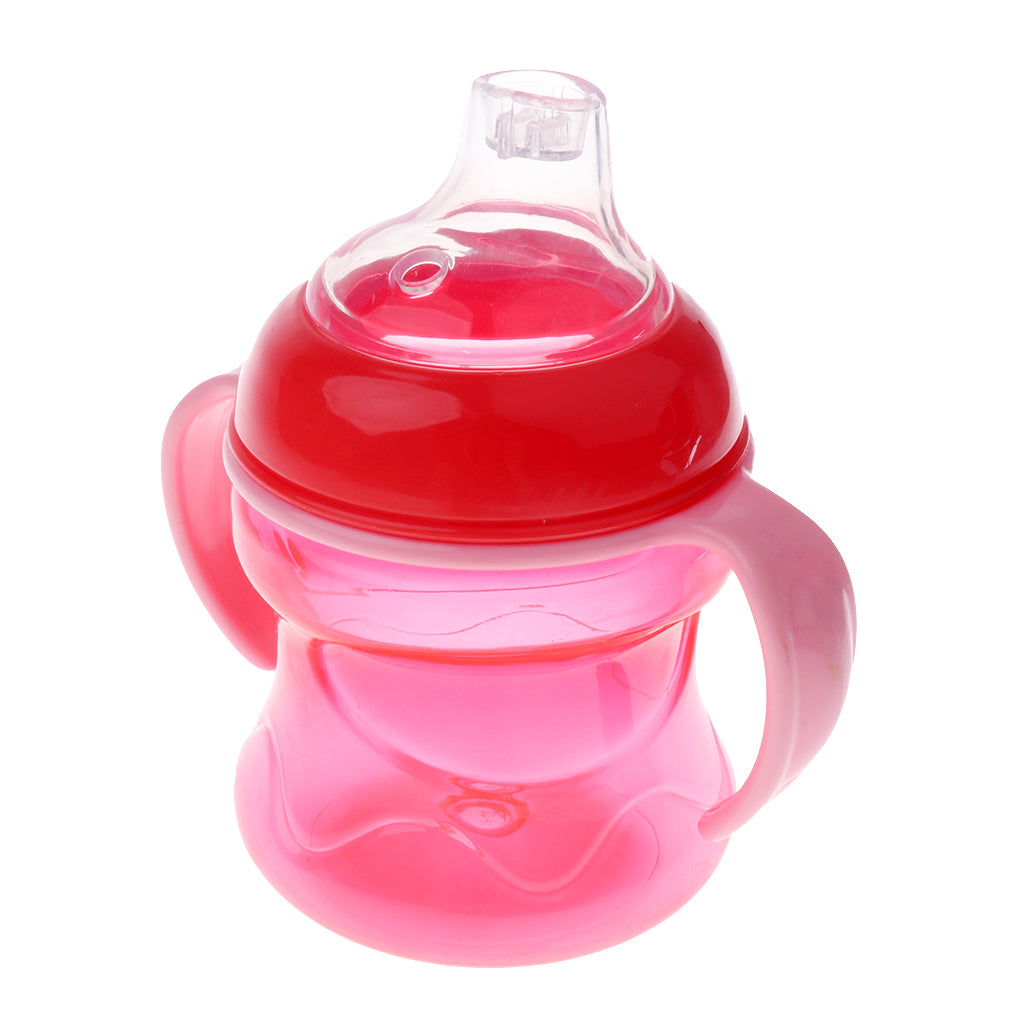 200 ML No-Spill Super Spout Grip Sippy Cups Style 2-Red