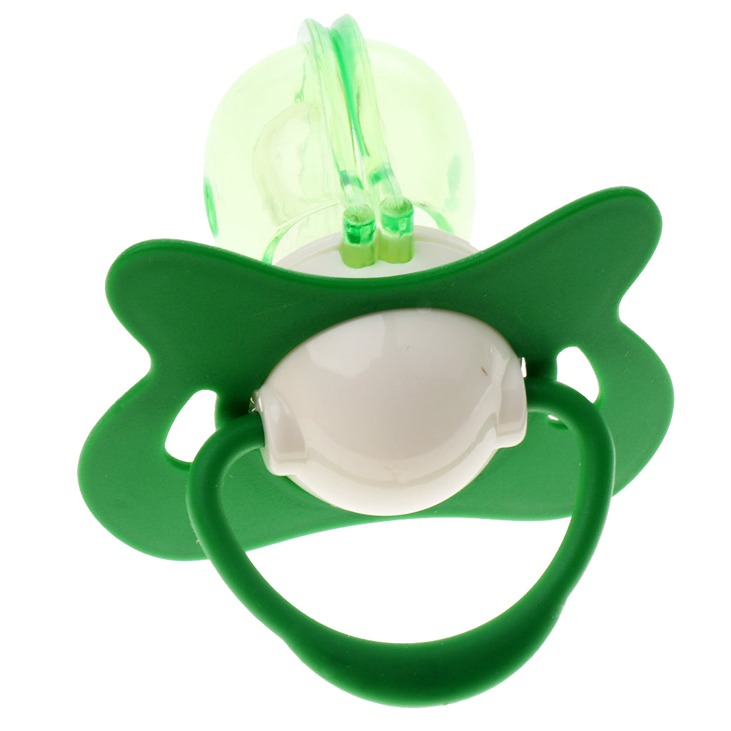 Silicone Nipple Soother Pacifier Baby Orthodontic Dummy BPA FREE 0-5M Green