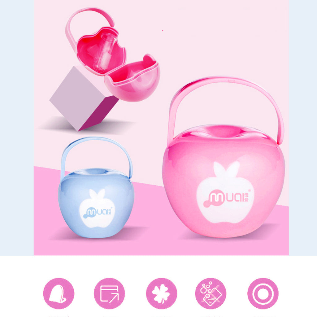 BPA-Free Nipple Shield Case & Pacifier Case Style 1-Pink