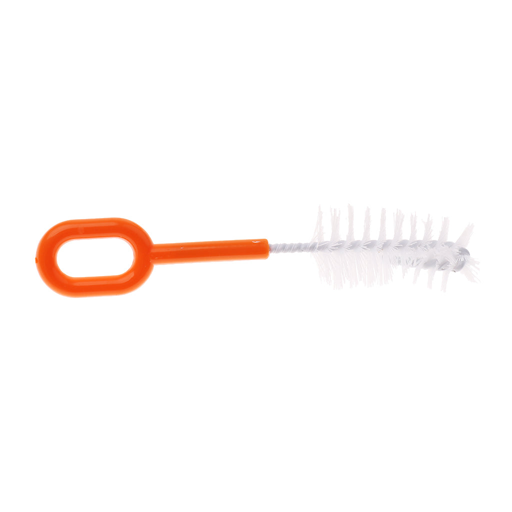 Baby Newborn Bottle Valve and Teat Brush Cleaning Set Orange