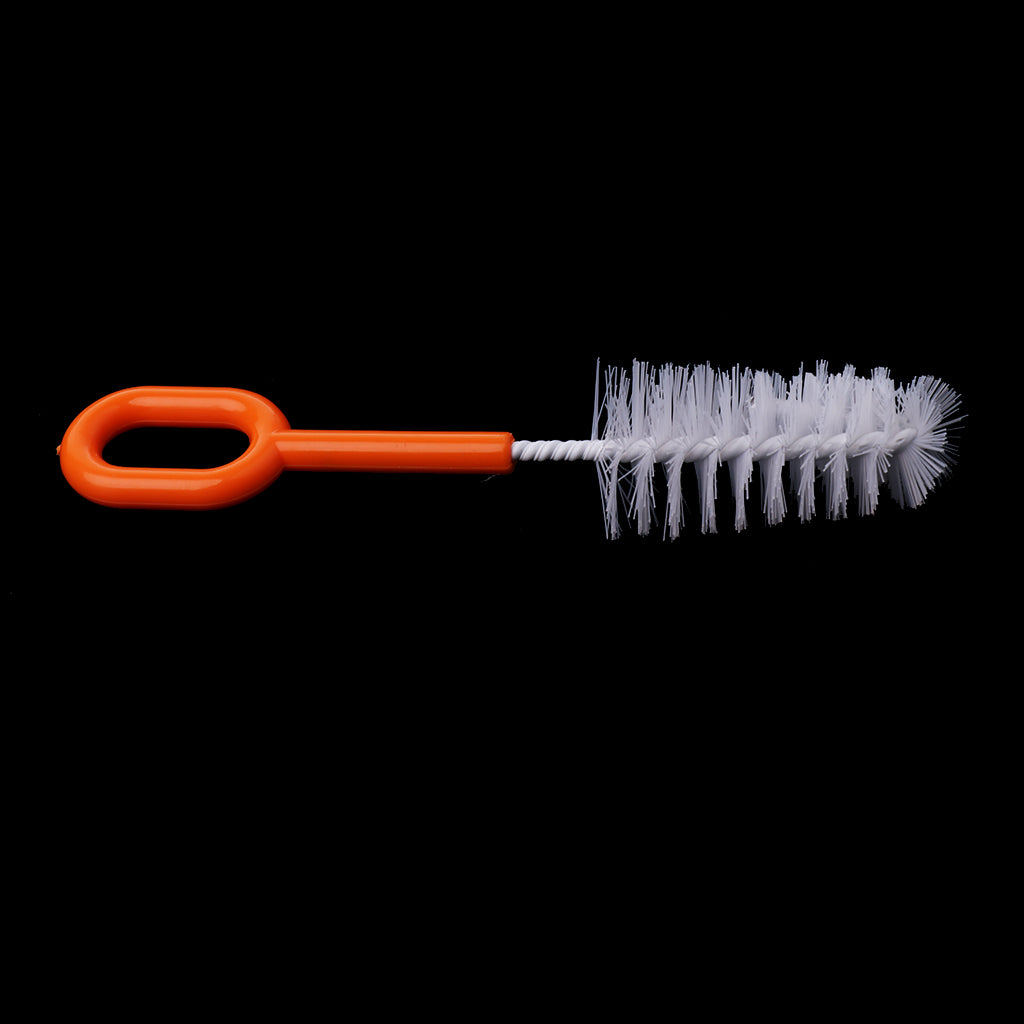 Baby Newborn Bottle Valve and Teat Brush Cleaning Set Orange