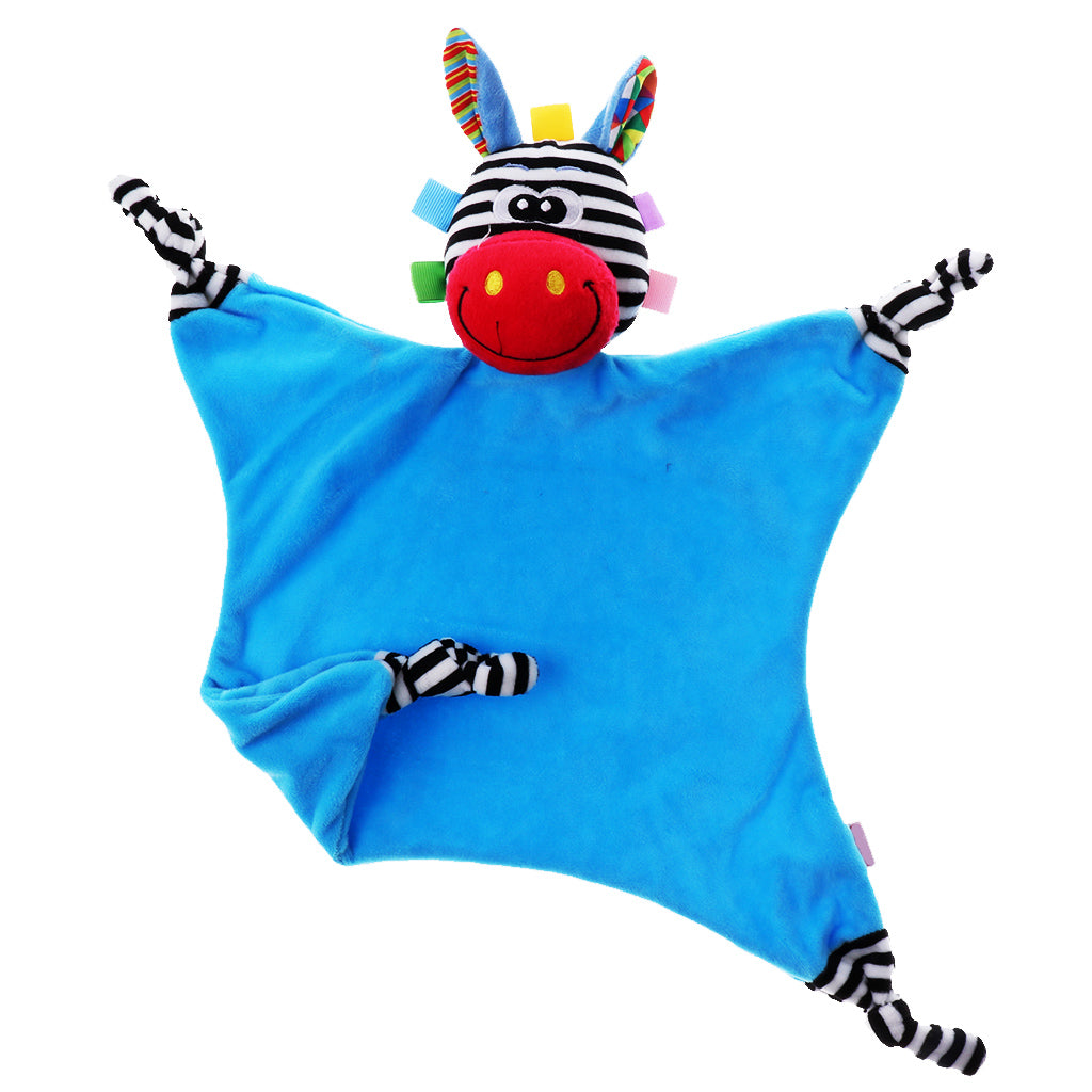 Cute Animal Plush Cloths Kids Bedtime Blanket Toys  Red Mouth Giraffe