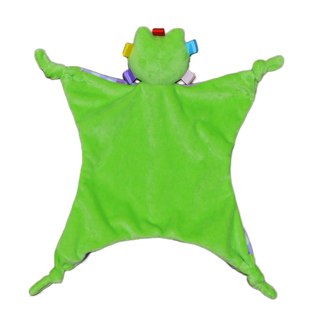 Cute Animal Plush Cloths Kids Bedtime Blanket Toys  Frog