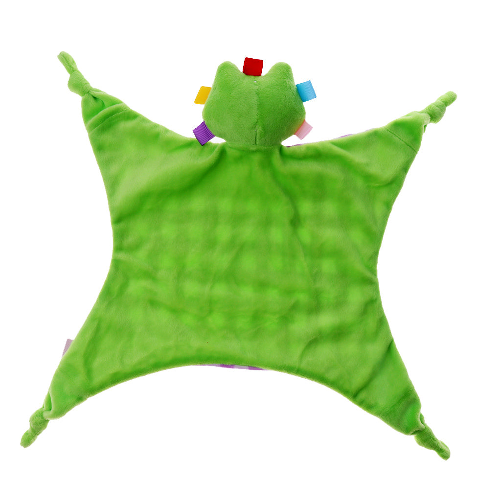 Cute Animal Plush Cloths Kids Bedtime Blanket Toys  Frog