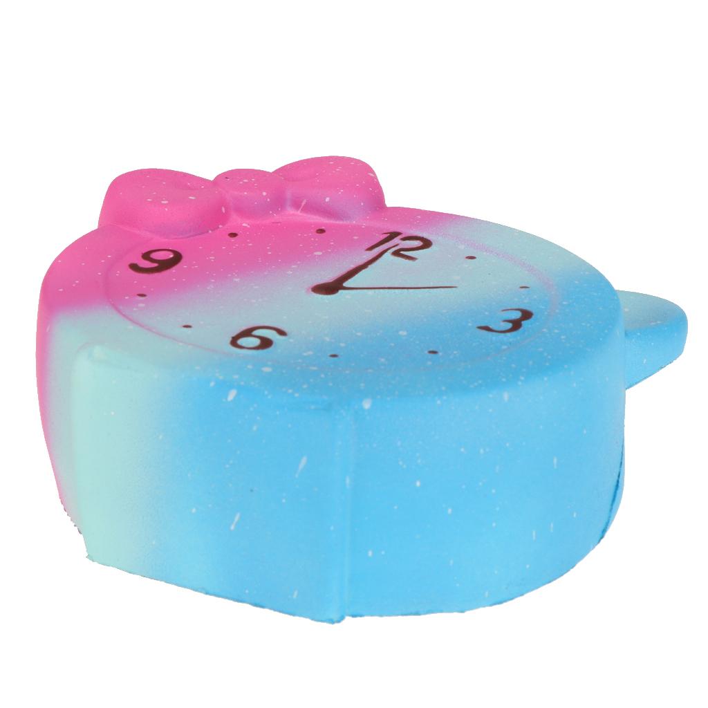 Slow Rising Toy,Squishy Scented Clock Squeeze Toys for Collection Gift,Decorative Props Large or Stress Relief-Alarm Clock