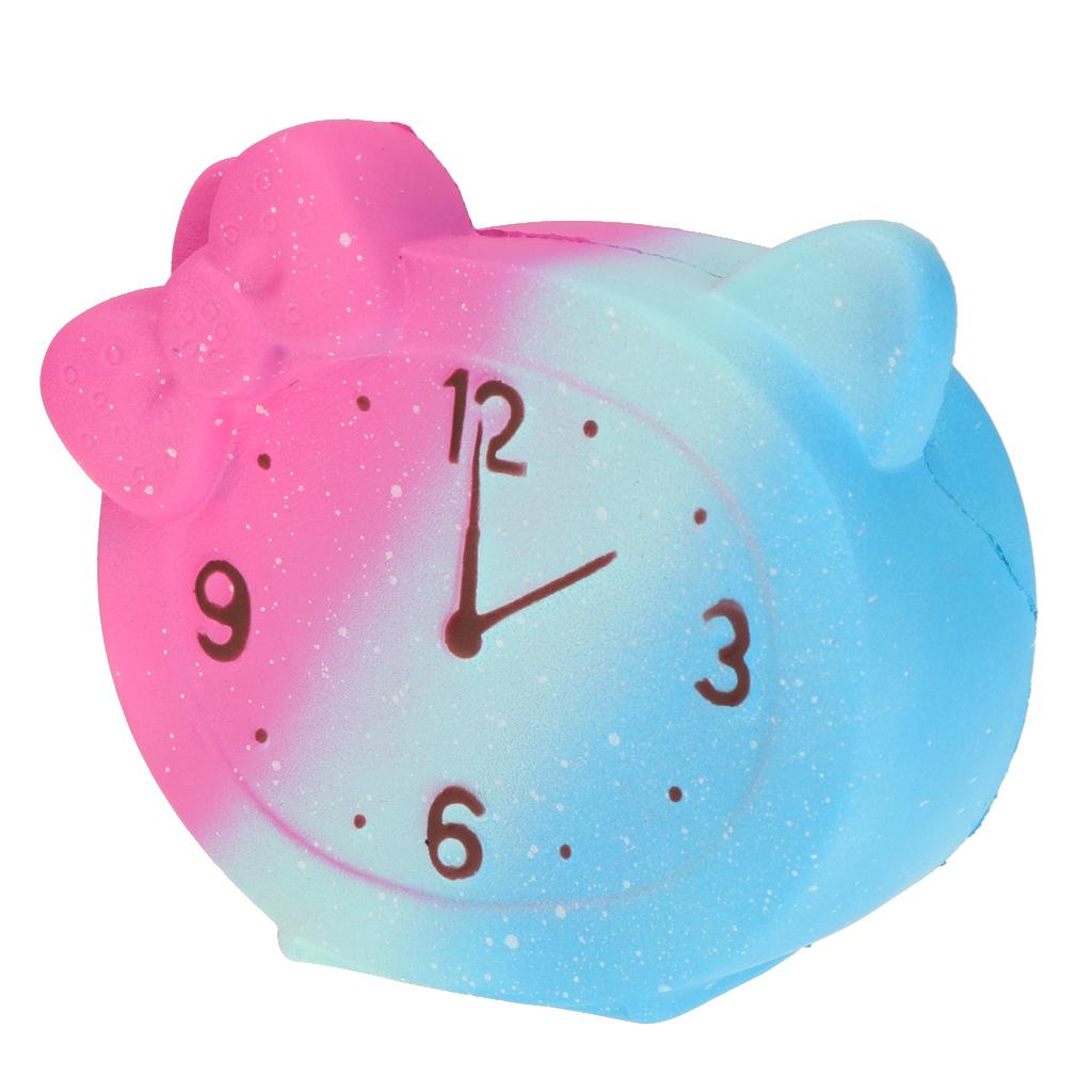 Slow Rising Toy,Squishy Scented Clock Squeeze Toys for Collection Gift,Decorative Props Large or Stress Relief-Alarm Clock