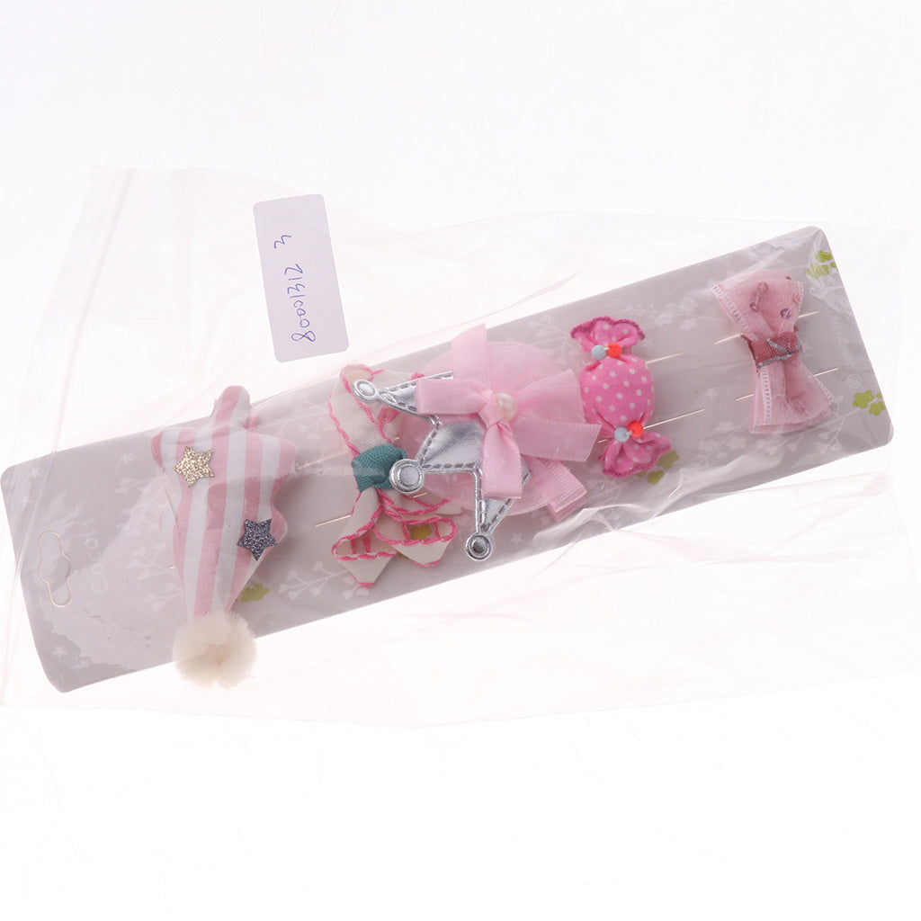 Hair Clip Hairpin Baby Girls Kids Barrette Rope Sides Accessories Pink tree