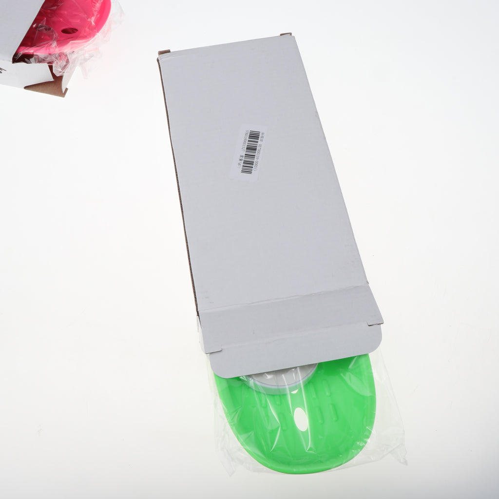 Bathroom Shower Soap Dish Holder Self Adhesive Box Case Fast Draining Green