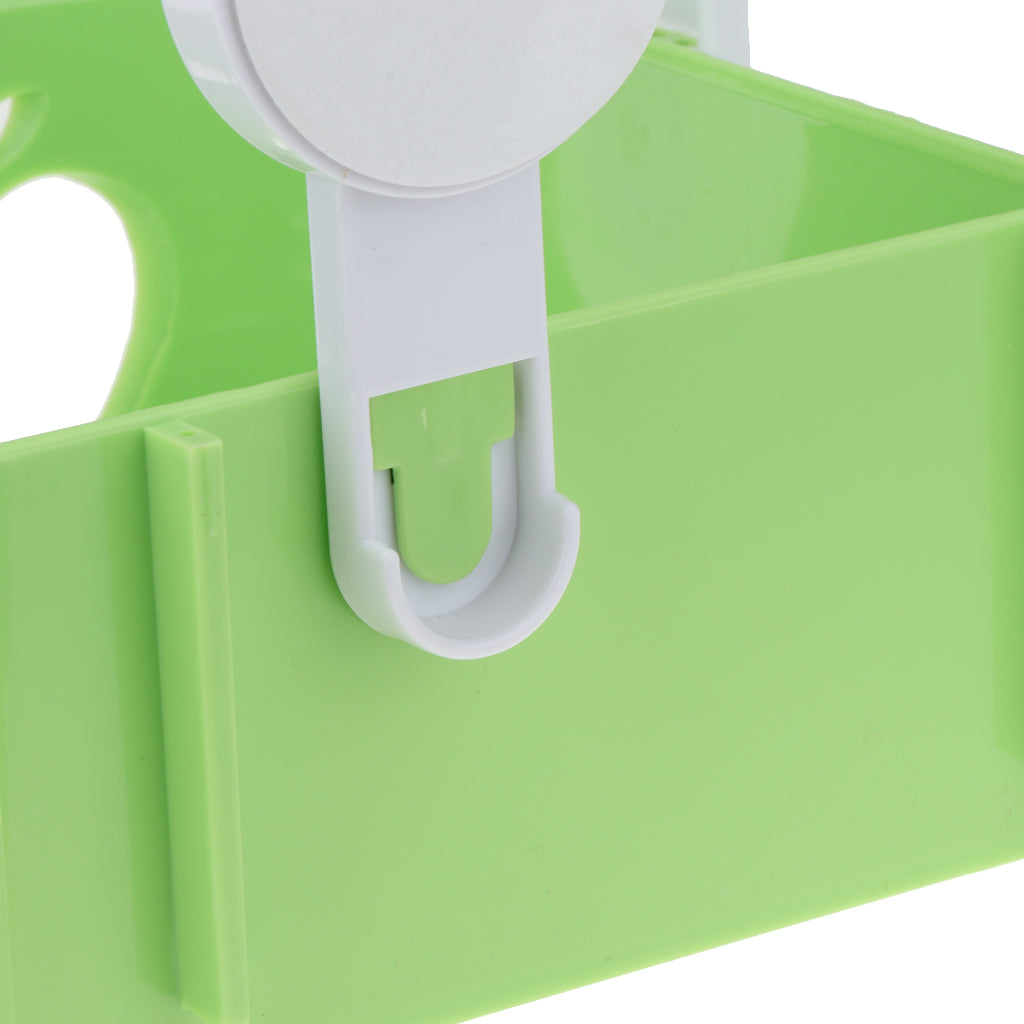 Triangular-mounted Wall hanging Bathroom Shelf Toliet Storage Rack Green