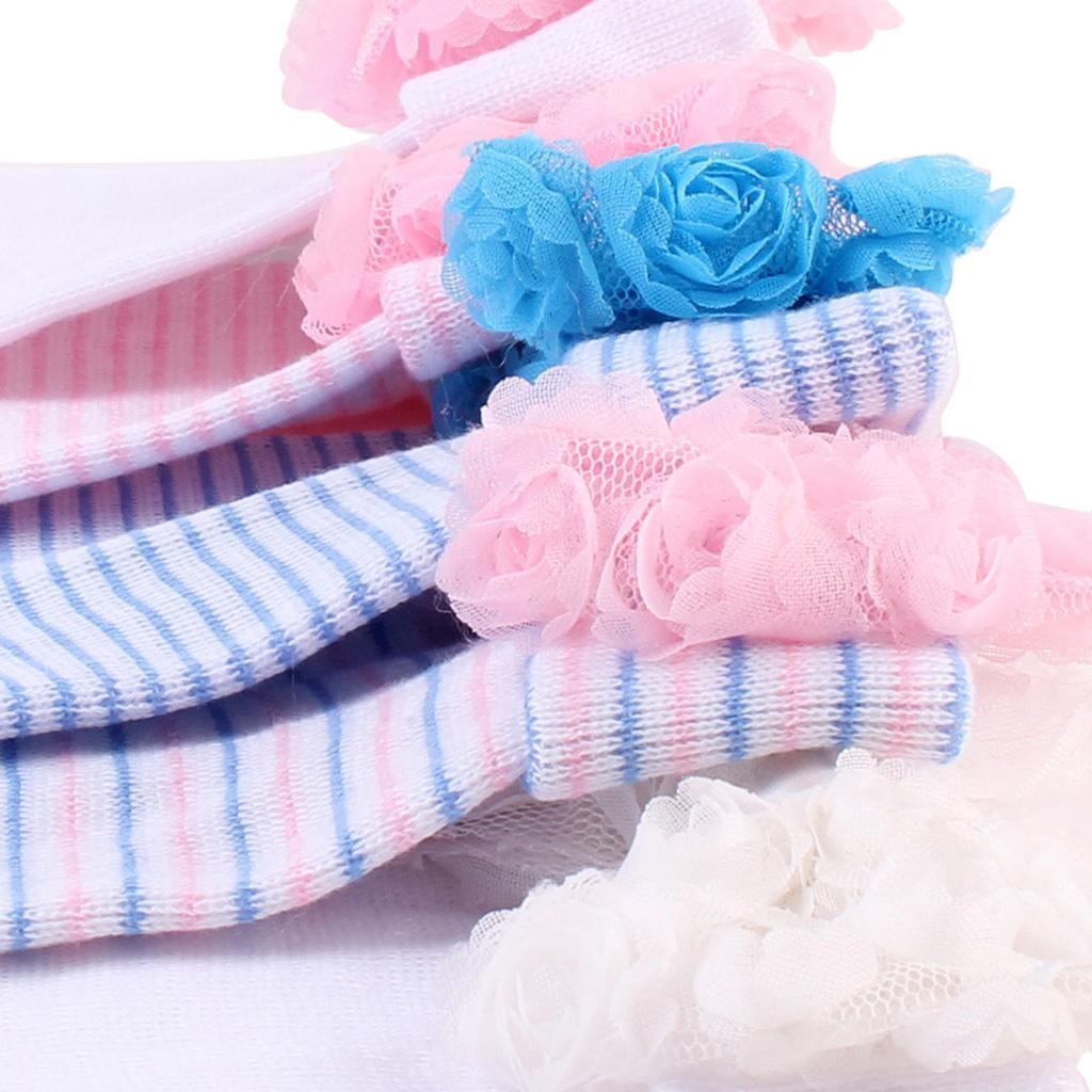 Cute Newborn Baby  Hats Big Bow Knot Toddler Knit Cap Blue