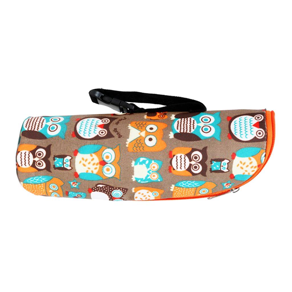 Baby Bottle Insulation Holder Bag Water Bottle  Orange-Owl