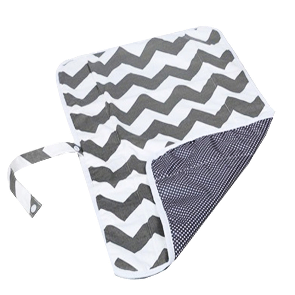 Cotton Urine Pad Infant Diaper Bedding Changing Cover Pad For Baby Gray