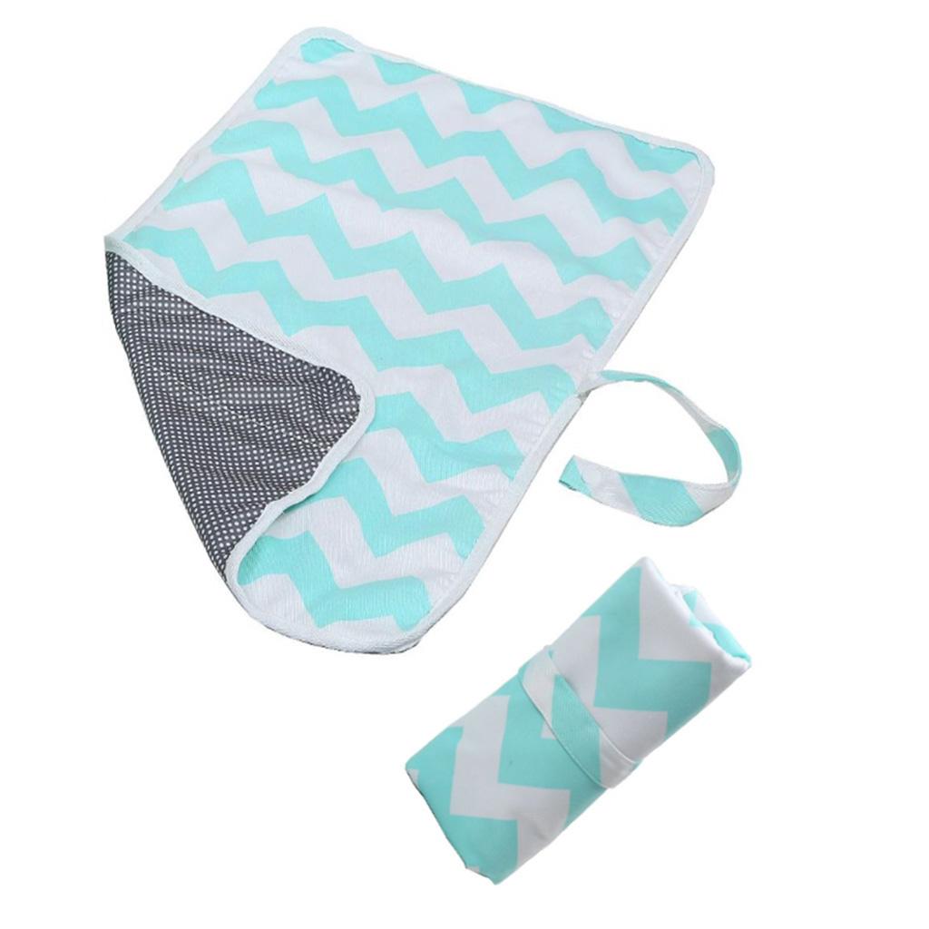 Cotton Urine Pad Infant Diaper Bedding Changing Cover Pad For Baby Green