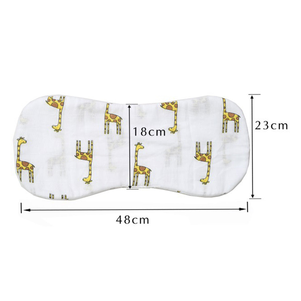 2 Pieces Baby Spit Sweat Towel Feeding Pad Crown and Giraffe