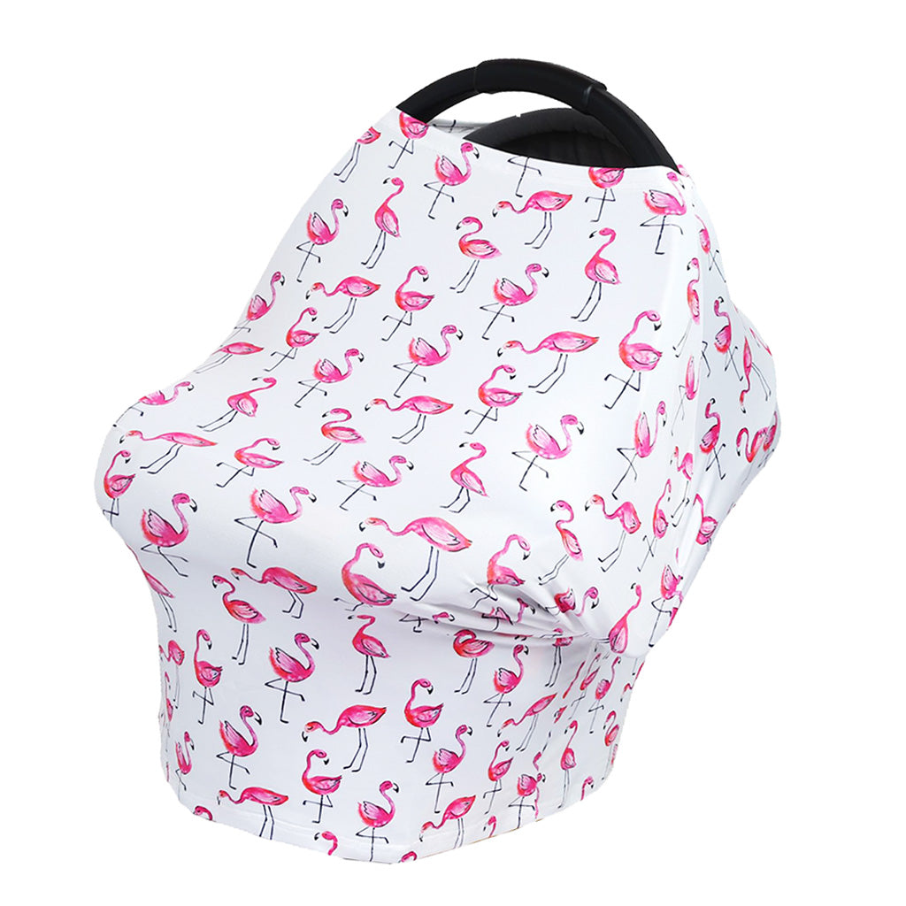 Stretchy Infant Nursing Cover Baby Car Seat Canopy Cart Cover #1