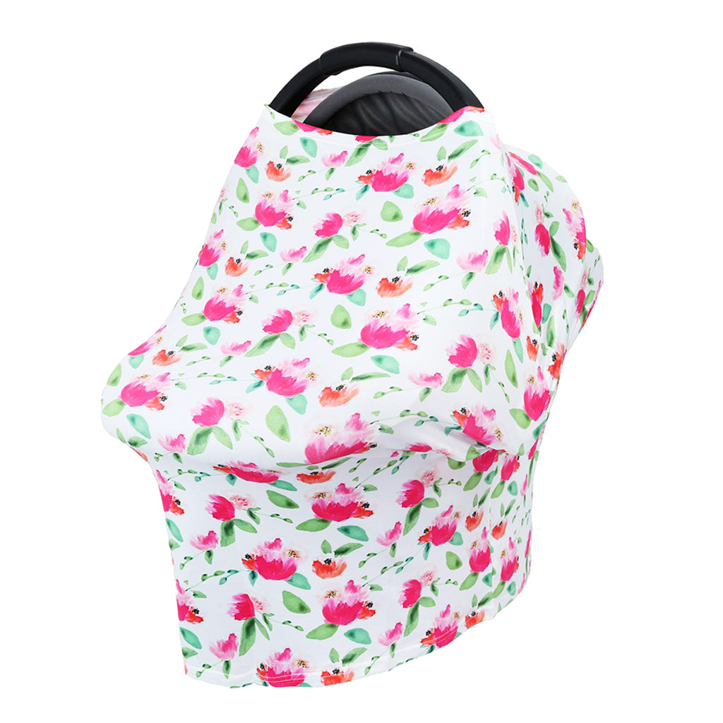 Stretchy Infant Nursing Cover Baby Car Seat Canopy Cart Cover #2