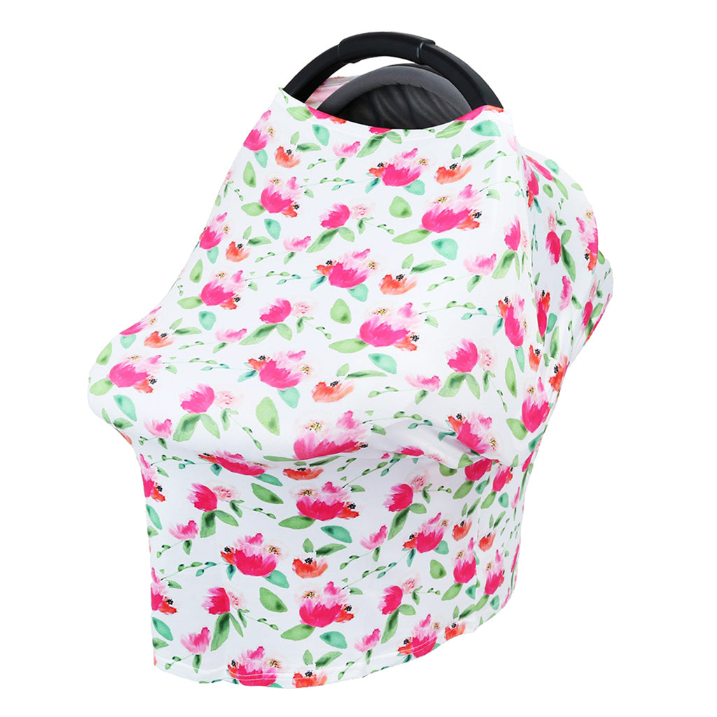 Stretchy Infant Nursing Cover Baby Car Seat Canopy Cart Cover #2