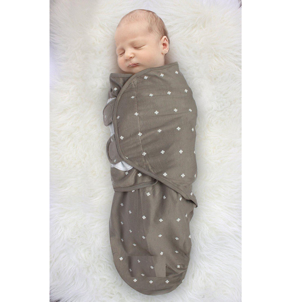 Infant Swaddle Wrap Newborn Baby Bedding Blanket Sleeping Bag  Light brown