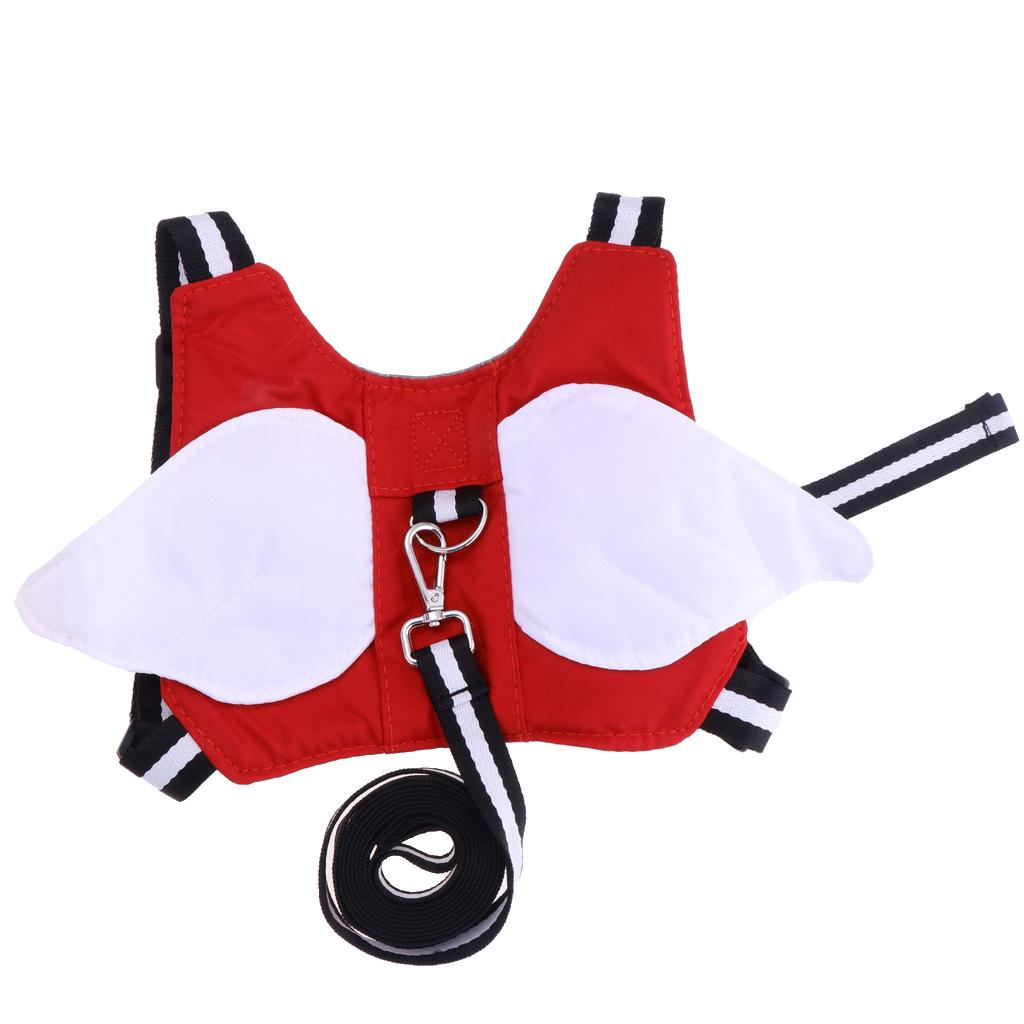 Baby Walking Safety Belt Harness with Leash Child Kid Assistant Strap Angle-Red