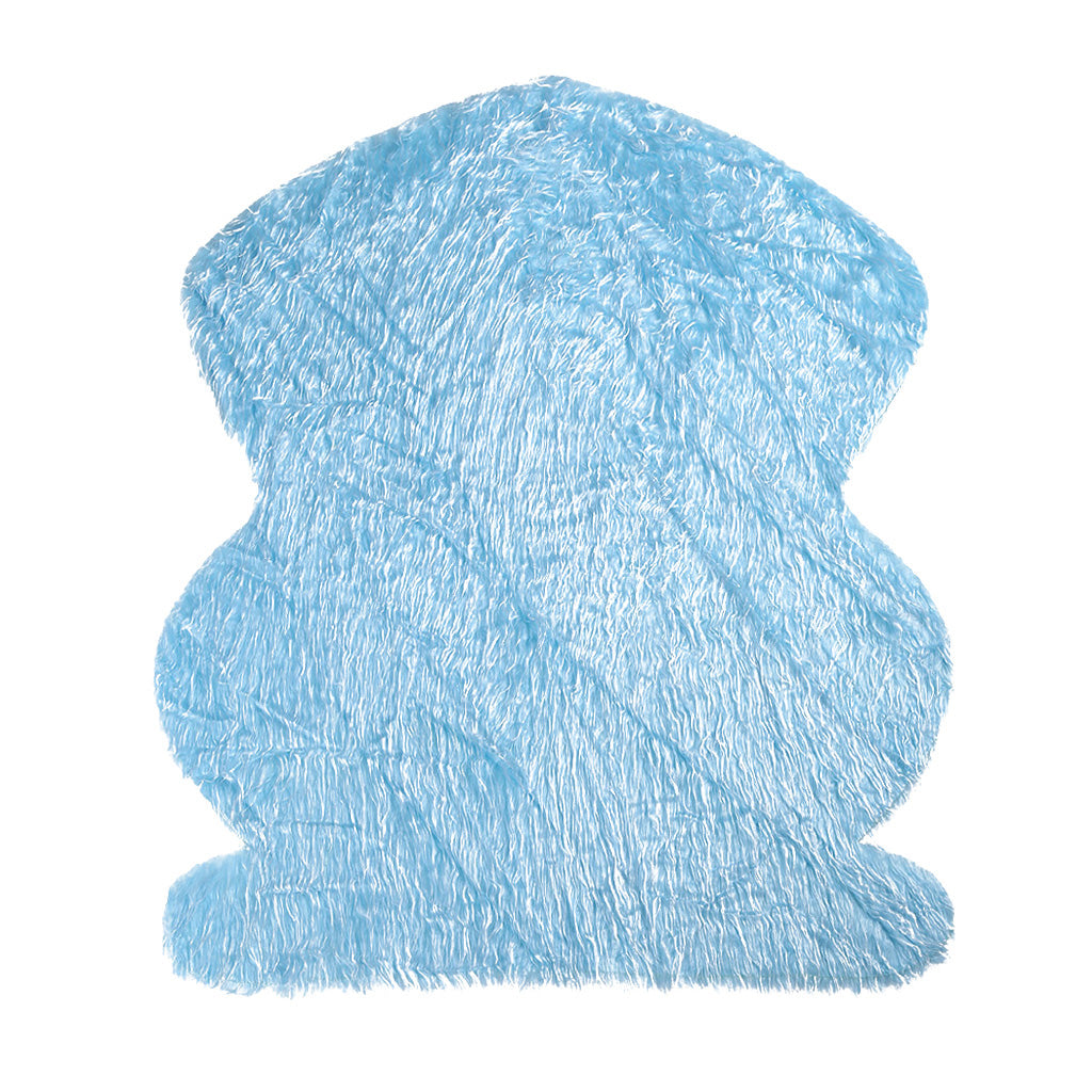 Faux Fur Blanket Photography Baby Photography Props Mat Background blue