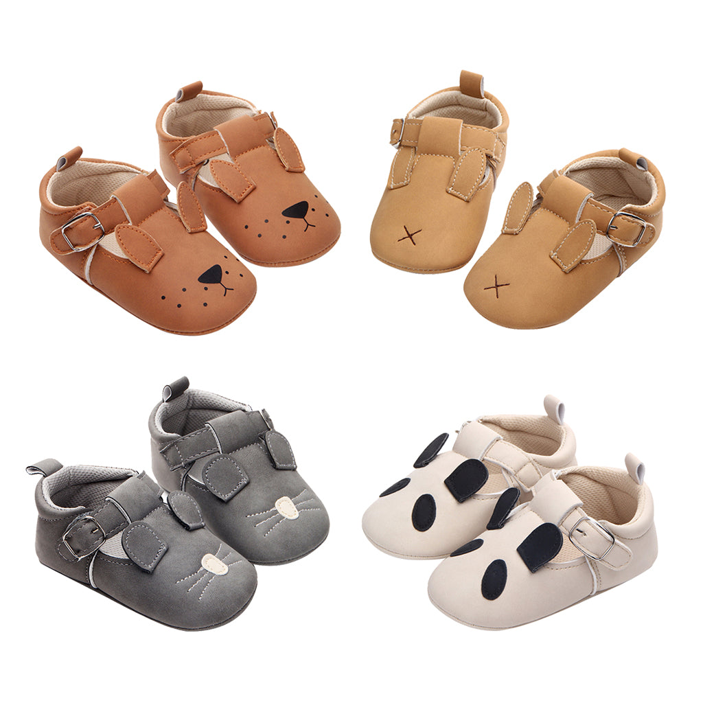 Infant Toddler Baby Soft Sole Animals Crib Shoes 0-6M Puppy