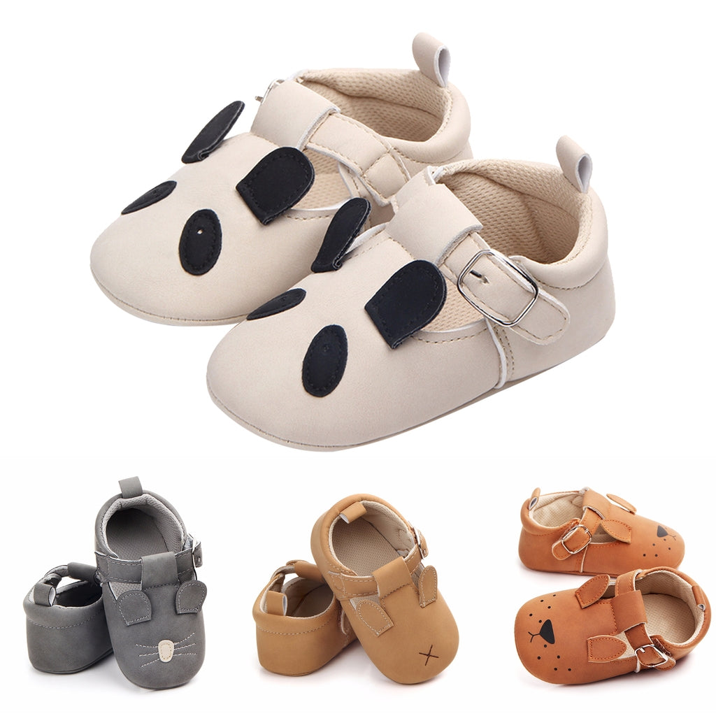 Infant Toddler Baby Soft Sole Animals Crib Shoes 0-6M Puppy