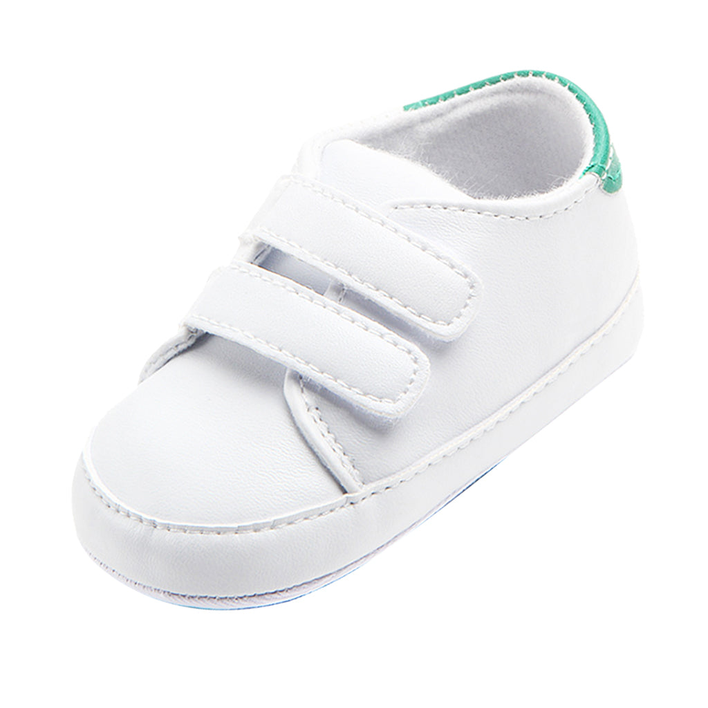 Soft Sole Anti-Slip Prewalker Toddler Crib Shoes Sneaker 12-18M Green