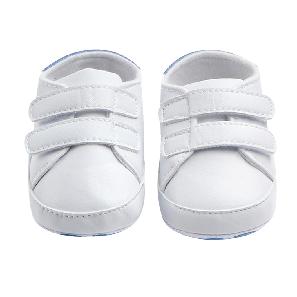 Soft Sole Anti-Slip Prewalker Toddler Crib Shoes Sneaker 0-6M Blue