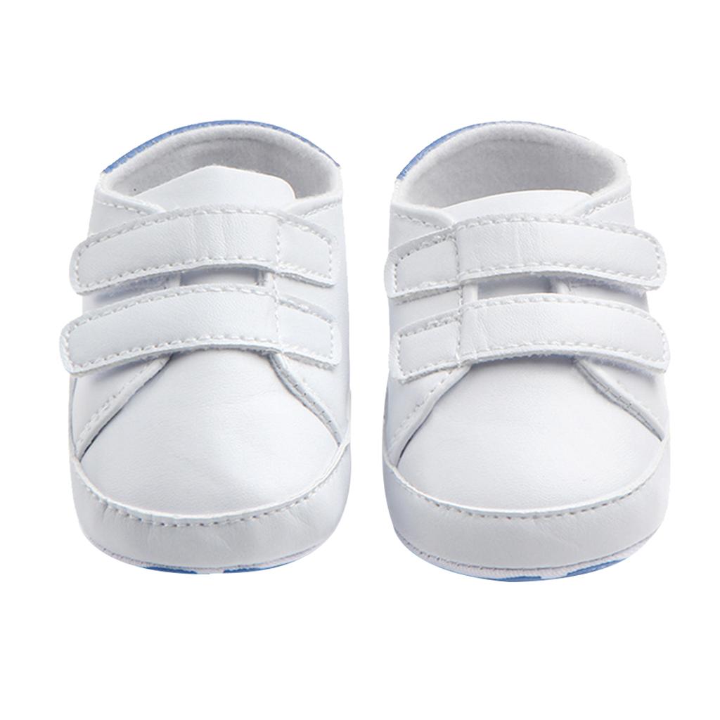 Soft Sole Anti-Slip Prewalker Toddler Crib Shoes Sneaker 6-12M Blue