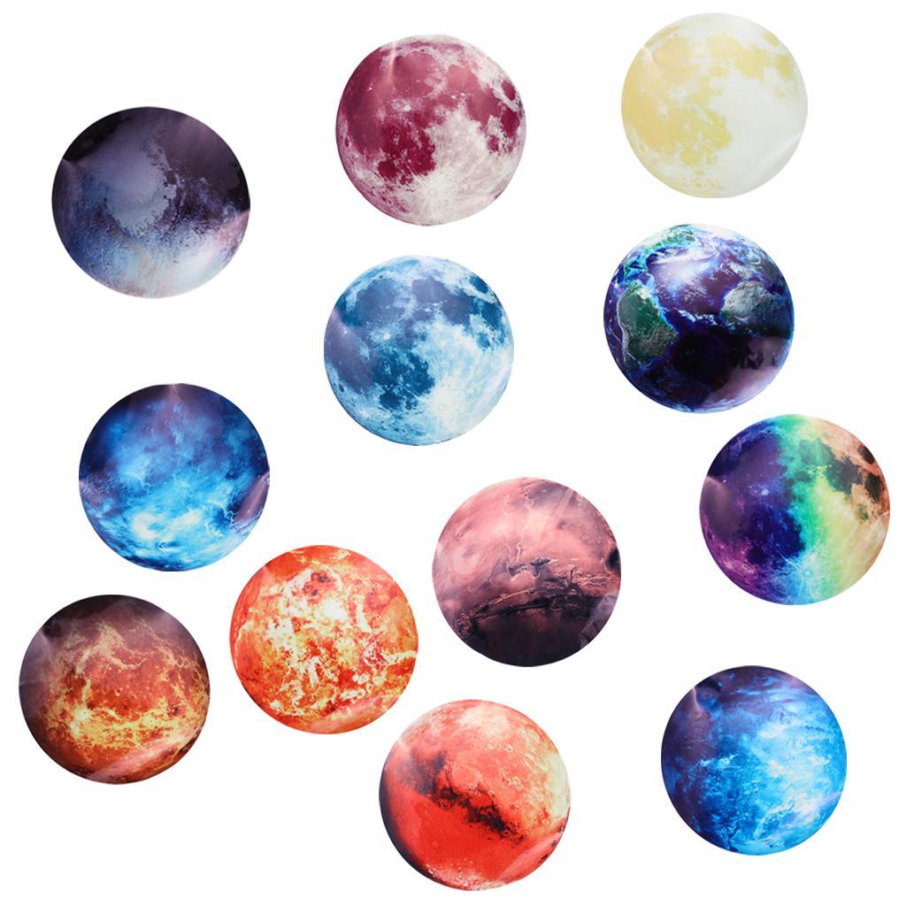Glow In The Dark Moon Sticker Removable Fluorescent Wall Decal Mural YG001