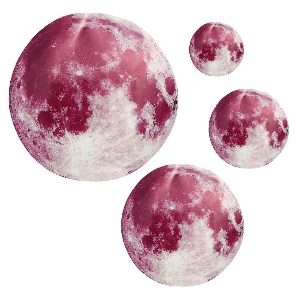 Glow In The Dark Moon Sticker Removable Fluorescent Wall Decal Mural YG001