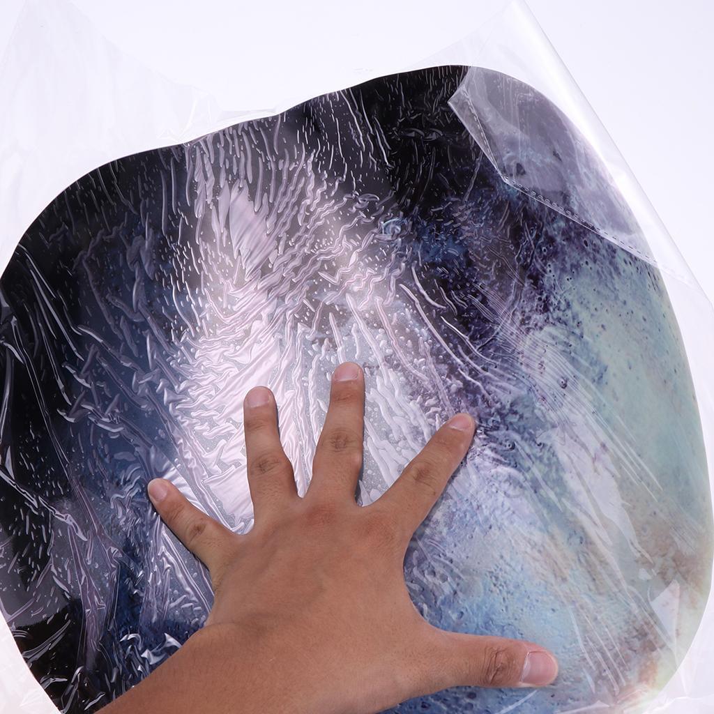 Glow In the Dark Luminous 3D Moon Sticker Vinyl Art Wall Decal Dia. 40cm_02
