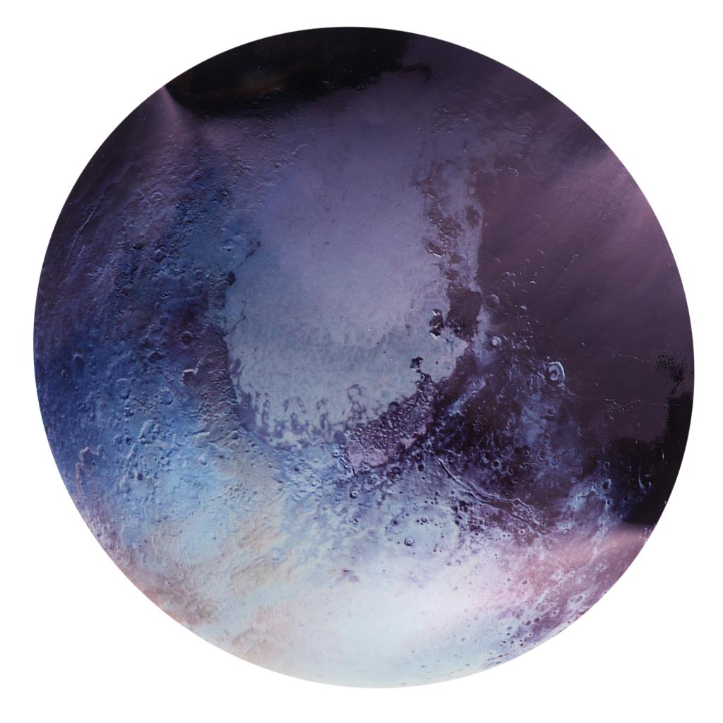Glow In the Dark Luminous 3D Moon Sticker Vinyl Art Wall Decal Dia. 40cm_02