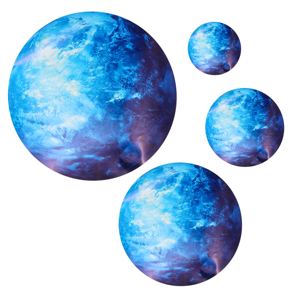 Glow In the Dark Luminous 3D Moon Sticker Vinyl Art Wall Decal Dia. 40cm_08