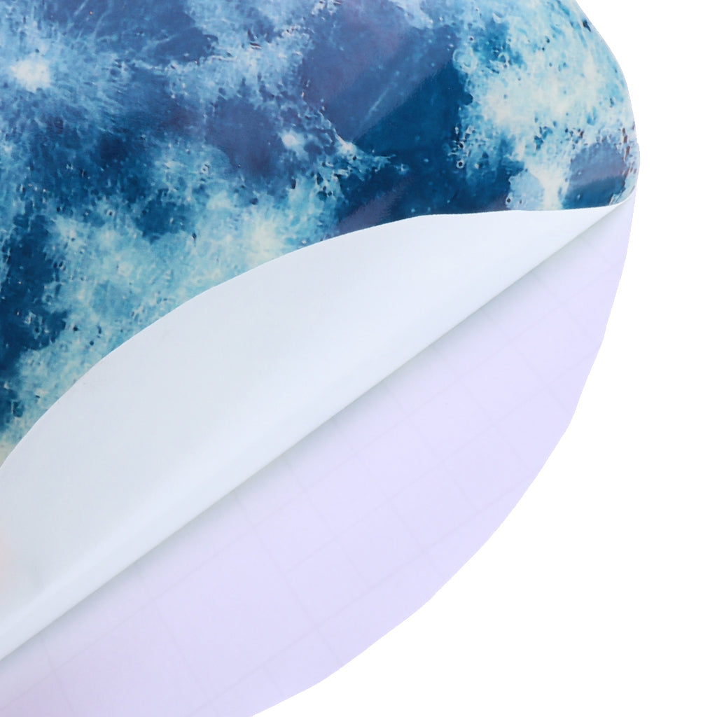 Glow In the Dark Luminous 3D Moon Sticker Vinyl Art Wall Decal Dia. 20cm_11