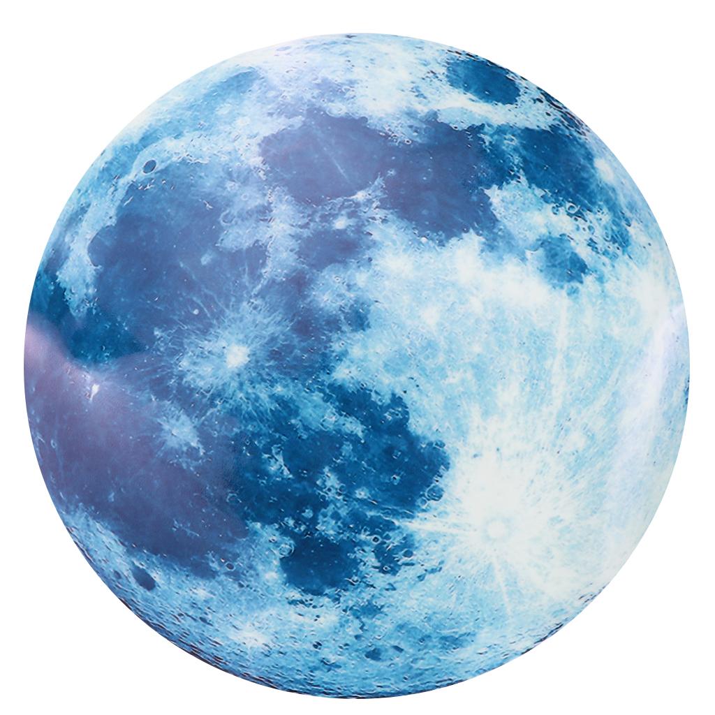 Glow In the Dark Luminous 3D Moon Sticker Vinyl Art Wall Decal Dia. 20cm_11