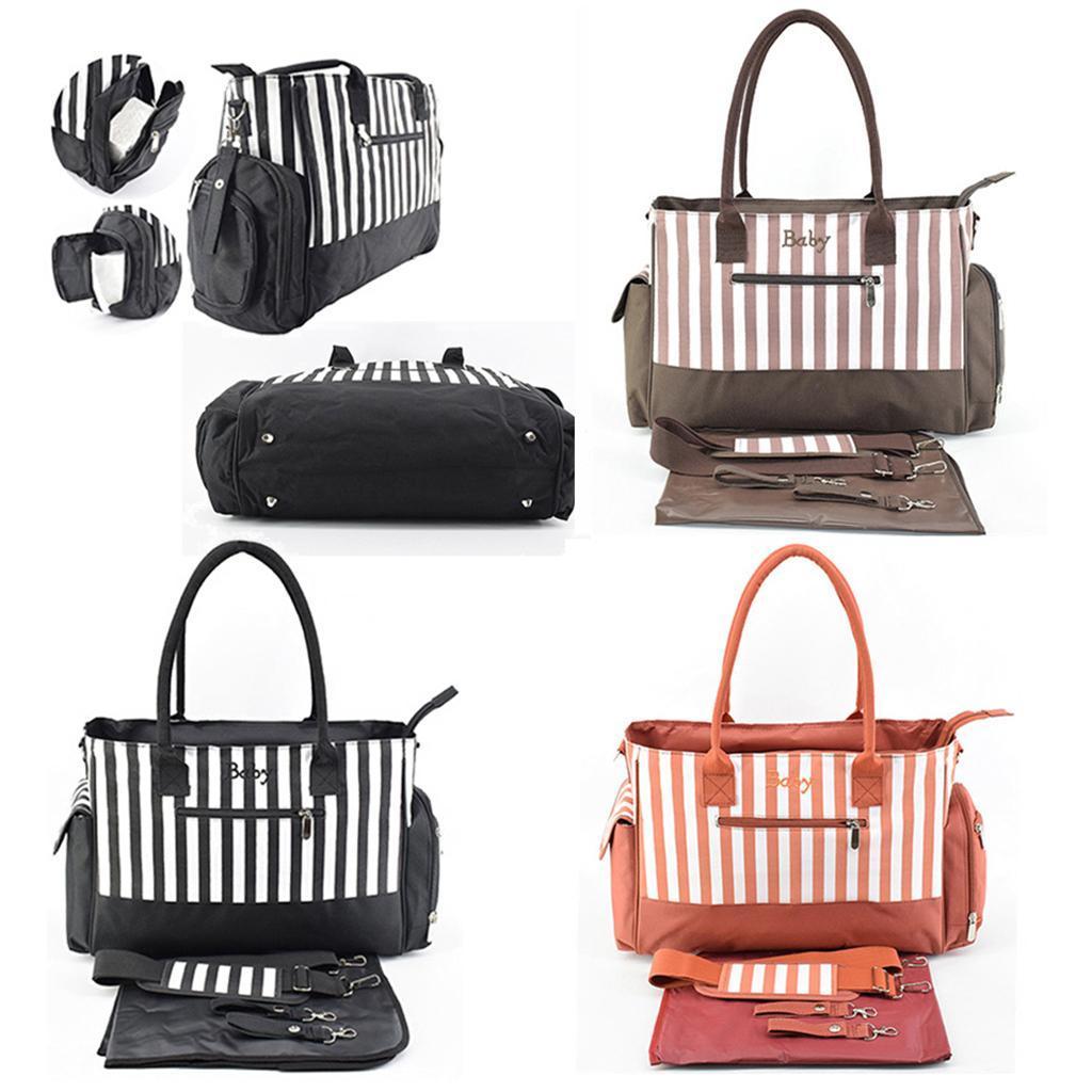 Multifunctional Large Capacity Outdoor Stylish Mummy Bag  Black stripe