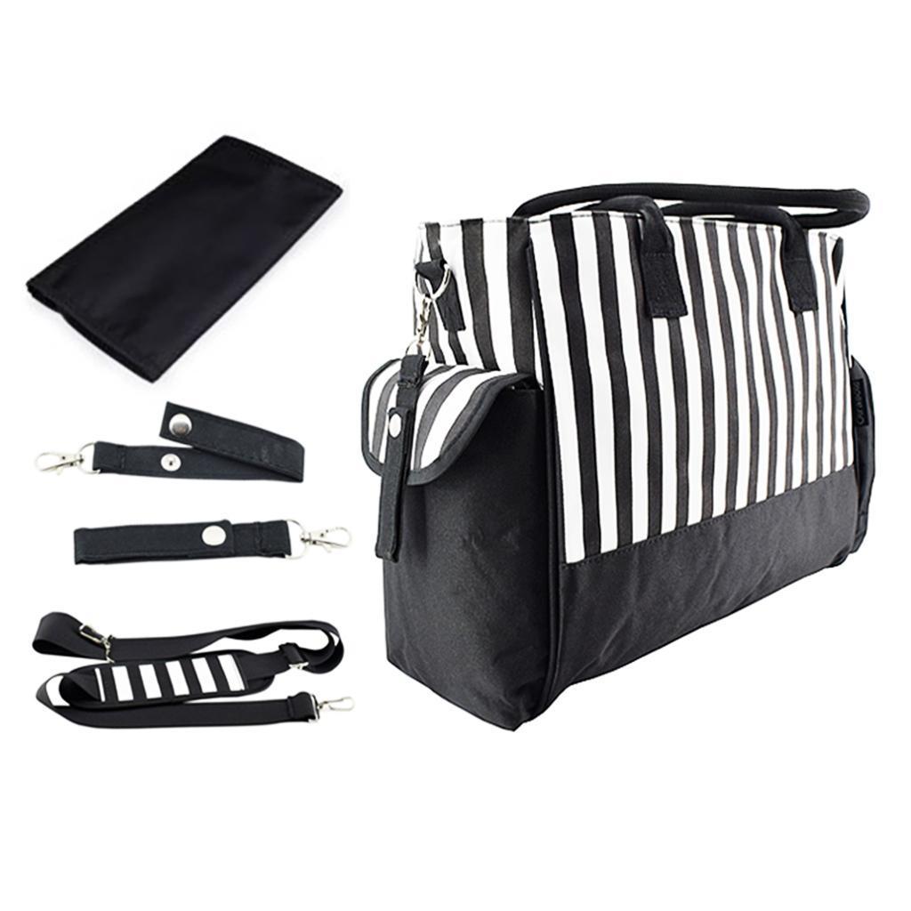 Multifunctional Large Capacity Outdoor Stylish Mummy Bag  Black stripe