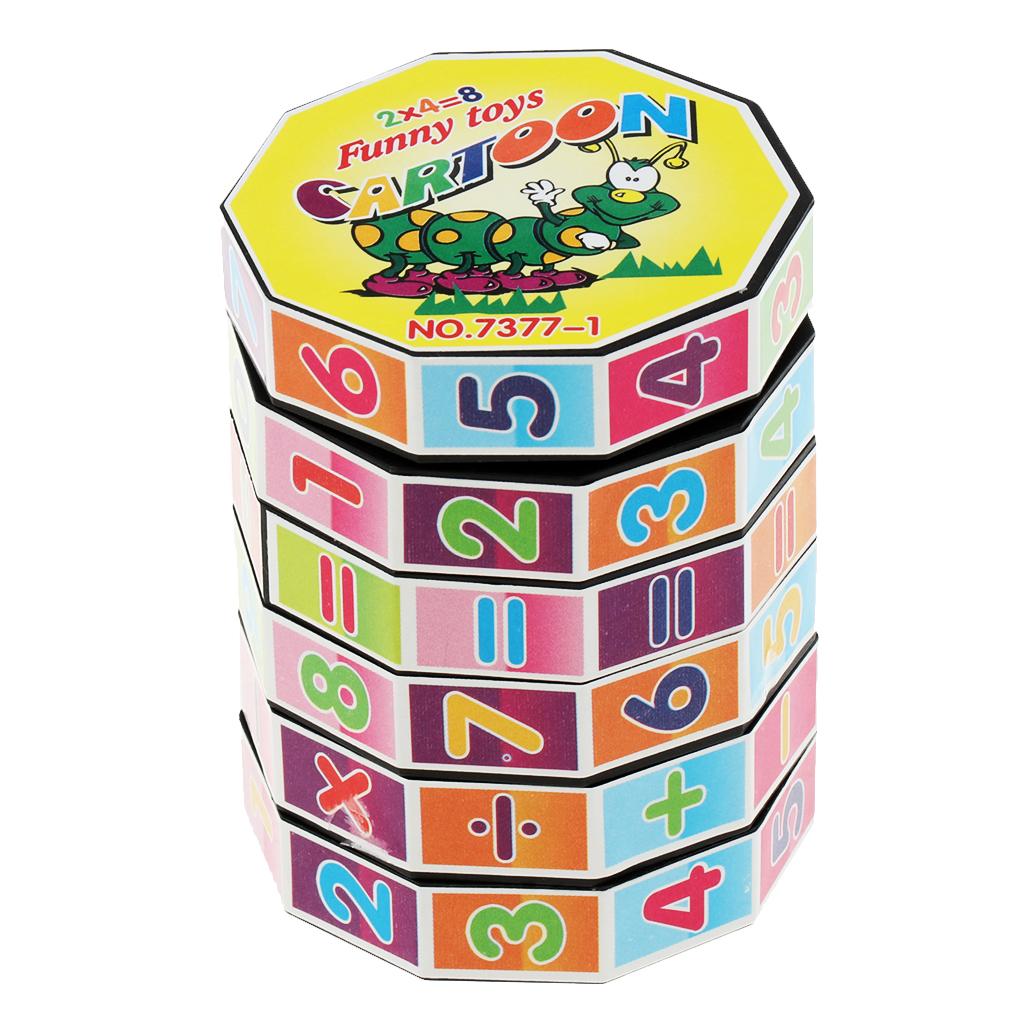 Mathematics Numbers Magic Cube Educational Toy Puzzle Game Children Kid Gift