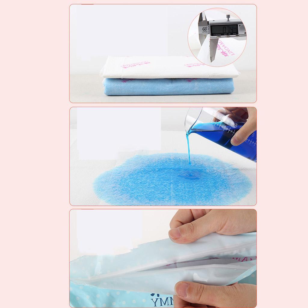 4 Pieces Breathable Disposable Underpad Incontinence Absorbent Sheet Protect
