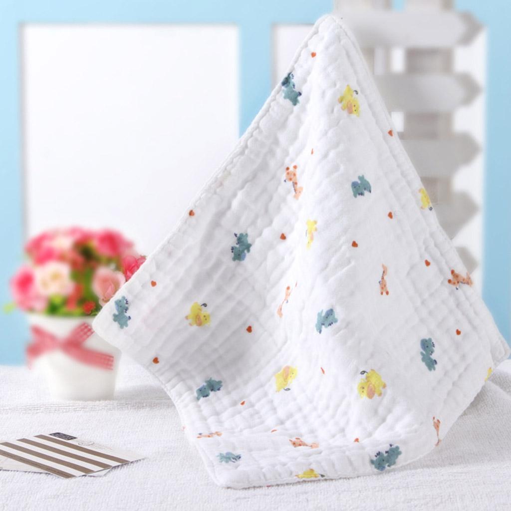 3 Pieces Square Baby Childs Handkerchief Saliva Towel Bibs 25x25xm Gauze