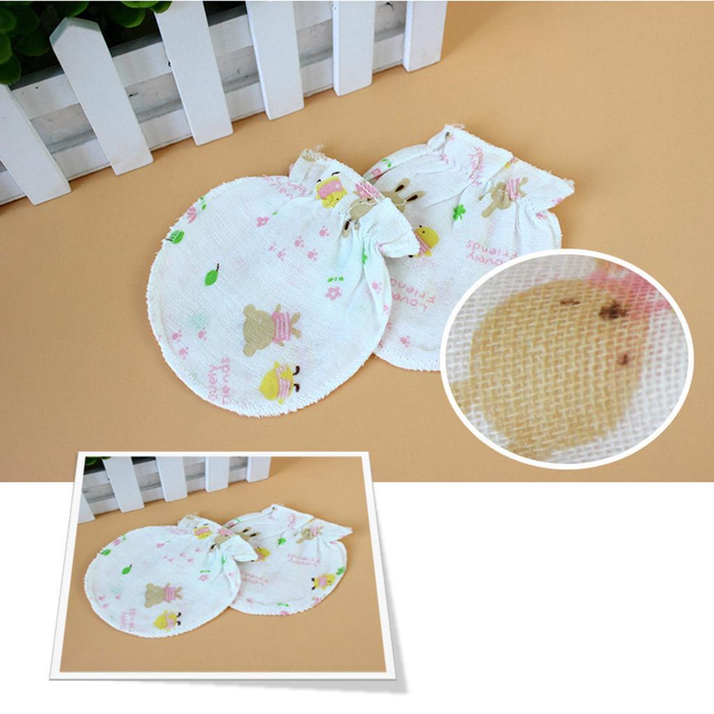Baby Newborn Anti scratch Mittens Soft Breathable Gloves  Pure cotton gauze
