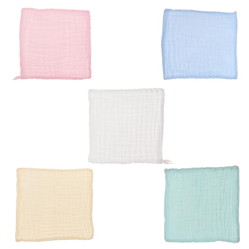 Baby Handkerchief Gauze Nursing Towel Clean Infants Feeding Towel White