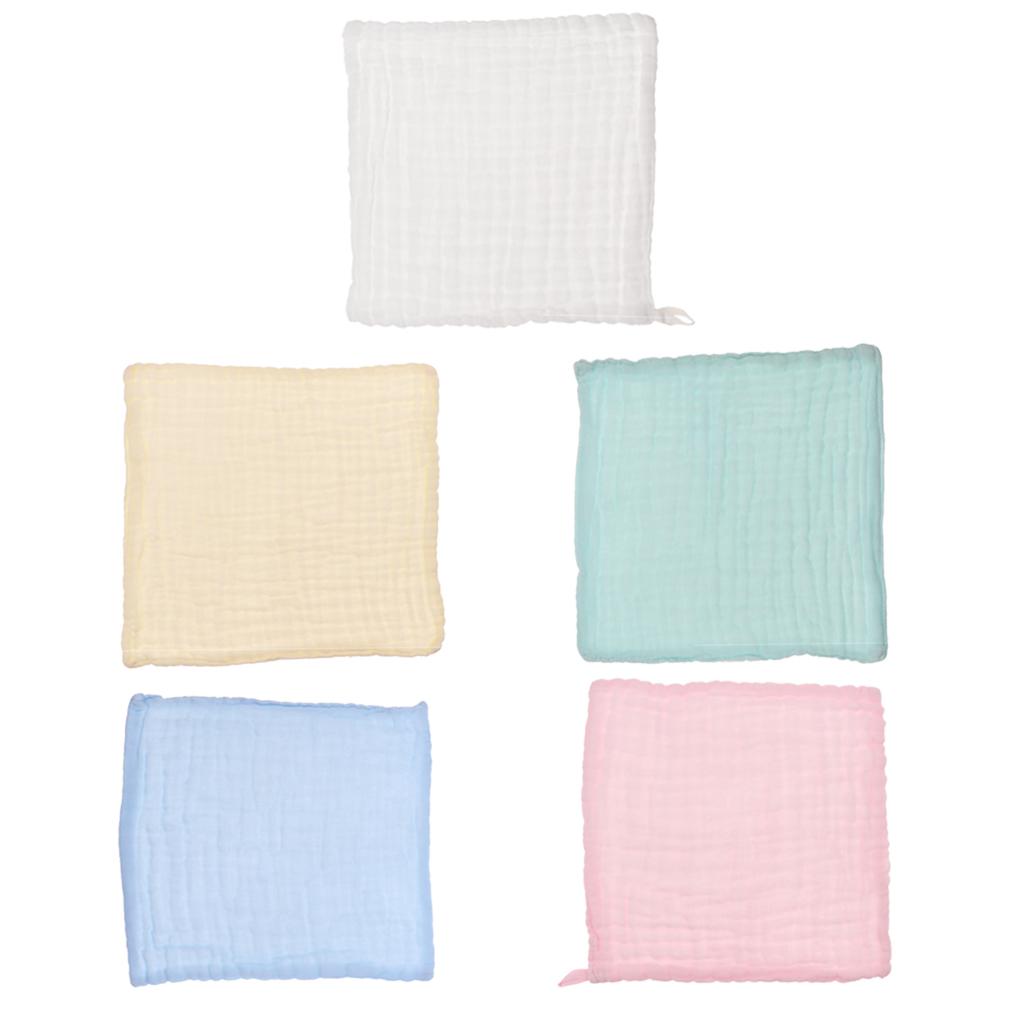Baby Handkerchief Gauze Nursing Towel Clean Infants Feeding Towel White