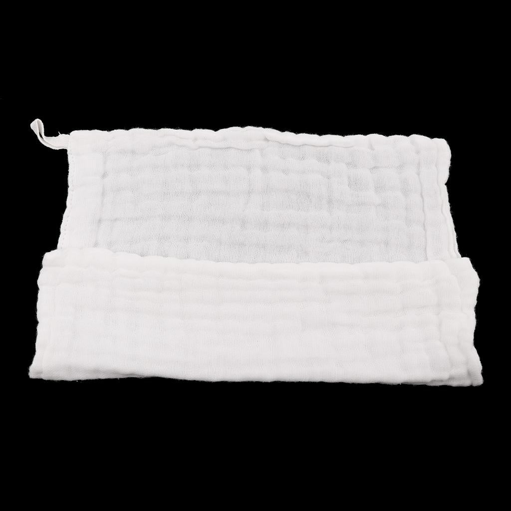 Baby Handkerchief Gauze Nursing Towel Clean Infants Feeding Towel White
