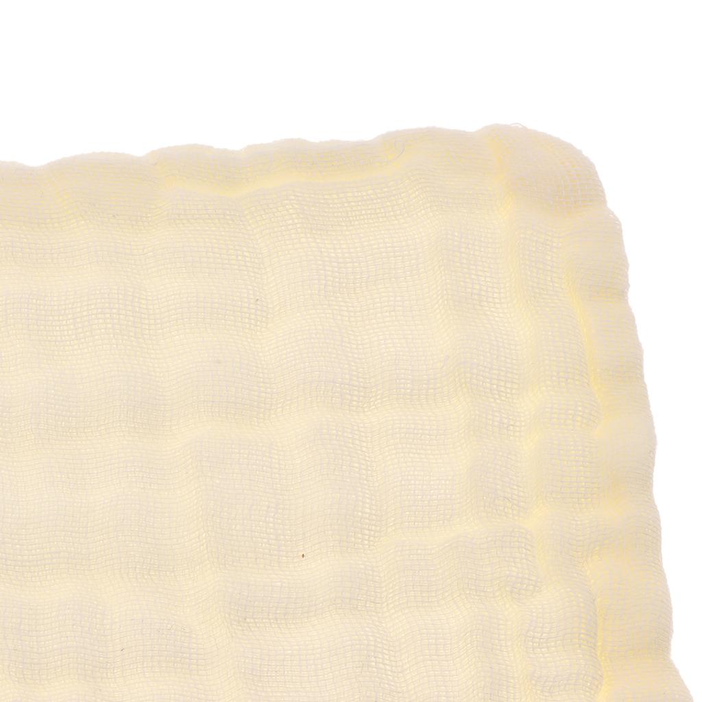 Baby Handkerchief Gauze Nursing Towel Clean Infants Feeding Towel Yellow